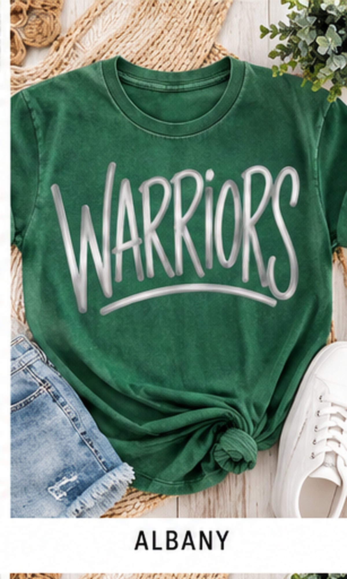 Albany Metallic Puff Tee, Crew & Hoodie