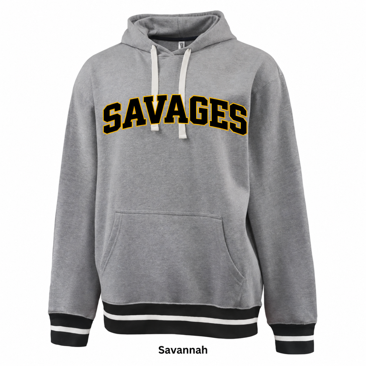 Savannah Savages Varsity Rib Trim Hoodie