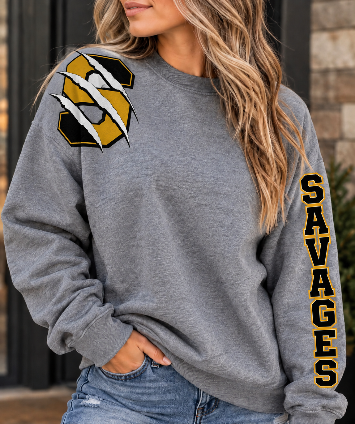 Savannah Savages Sleeve Sweatshirt