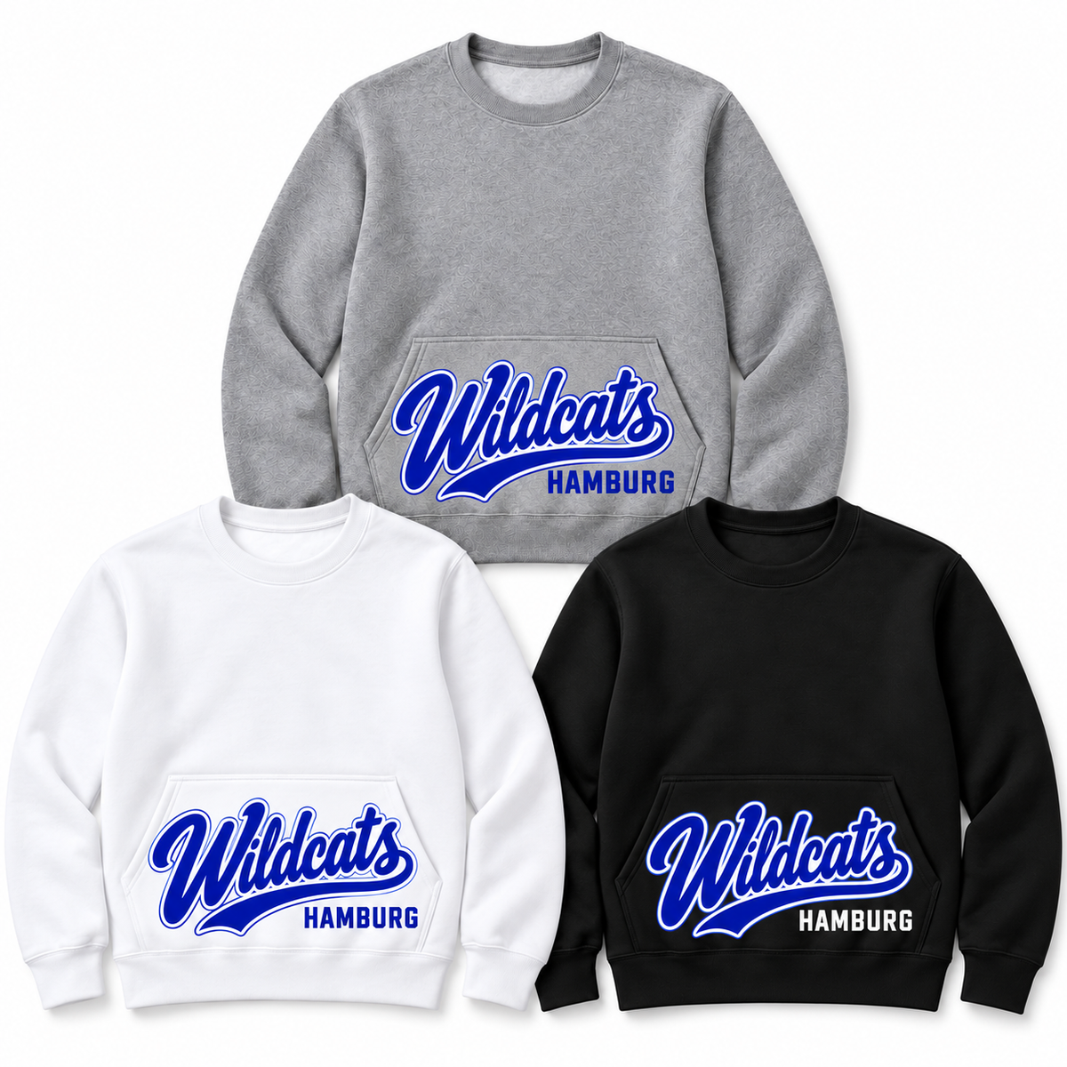 Hamburg Wildcats Script Spirit Sweatshirt