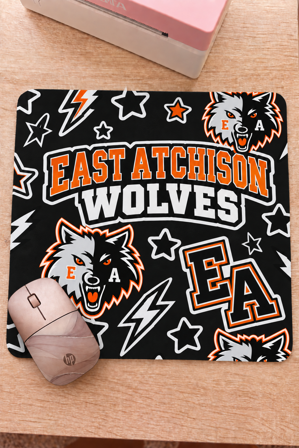East Atchison Wolves Mascot Mouse Pad