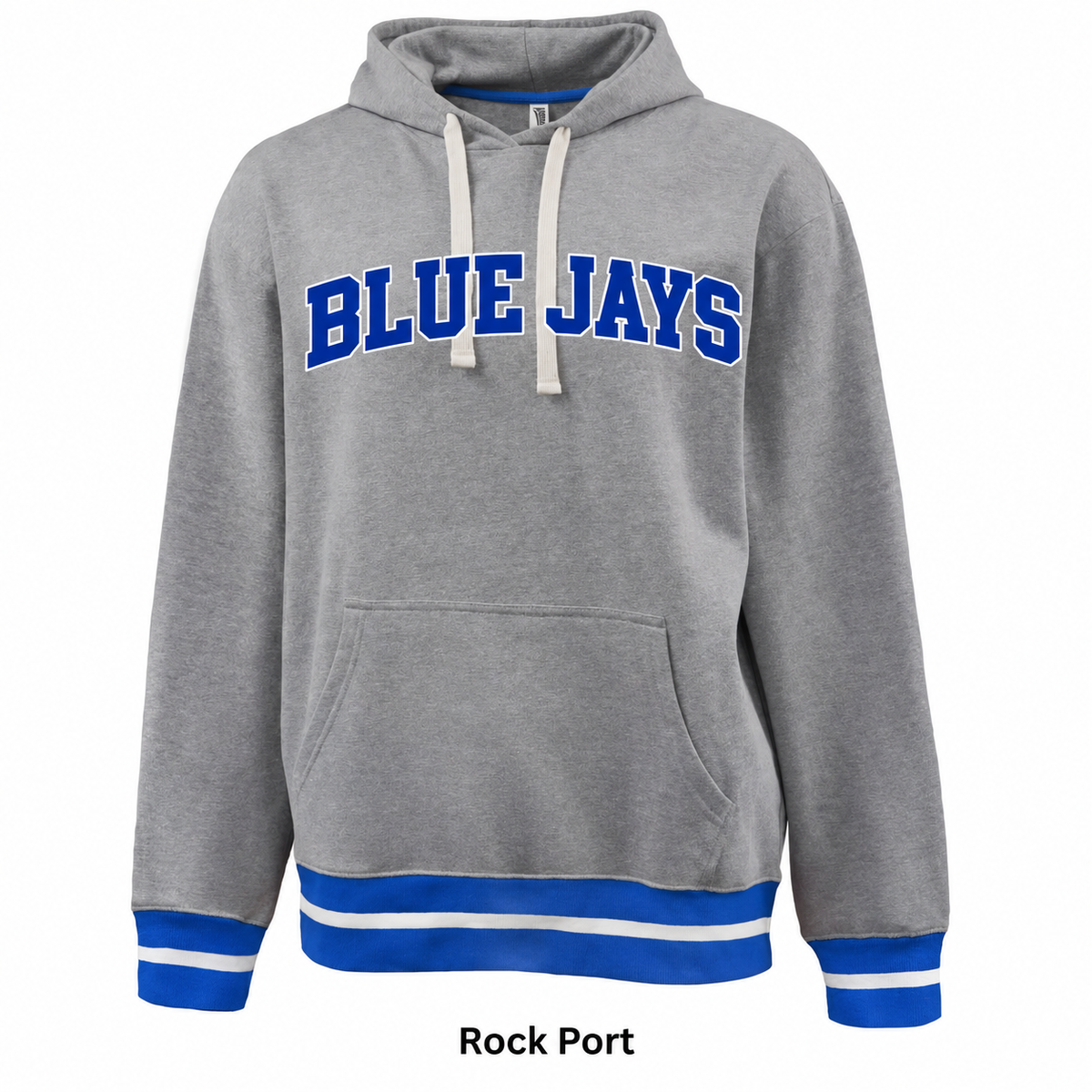 Rock Port Blue Jays Varsity Rib Trim Hoodie