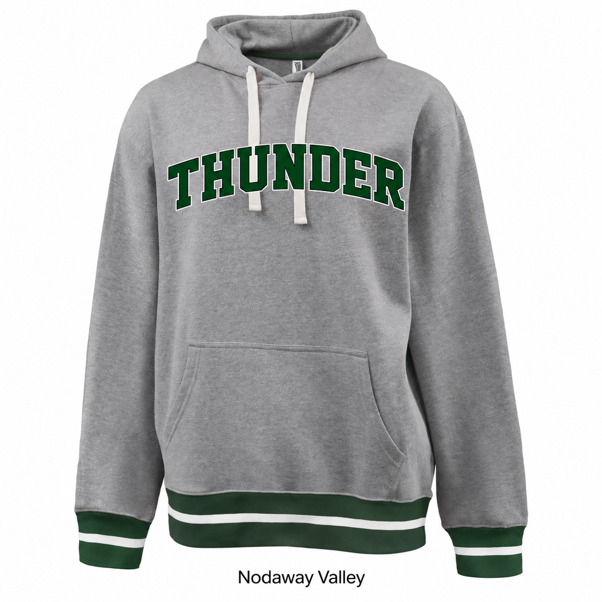Nodaway Valley Thunder Varsity Rib Trim Hoodie