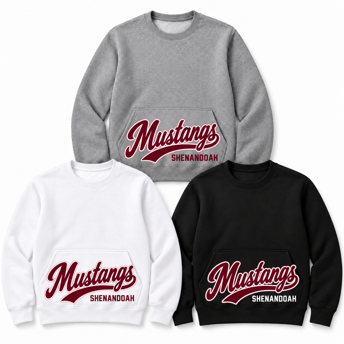 Shenandoah Mustangs Script Spirit Sweatshirt