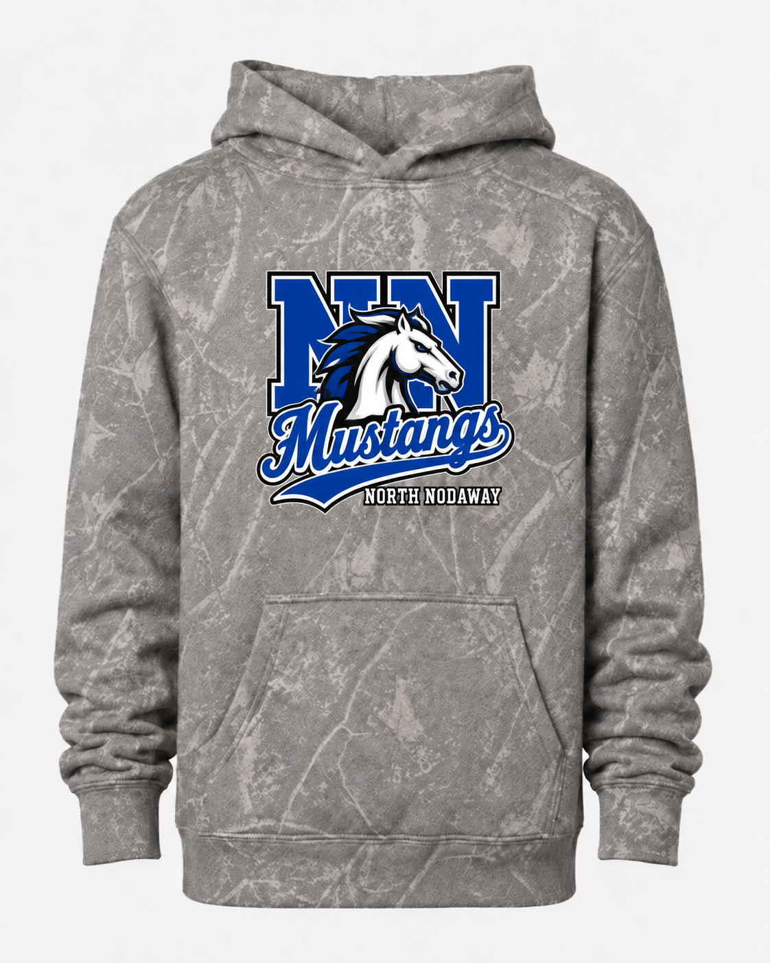 North Nodaway Mustangs Deadwood Tree Camo Hoodie | Youth & Adult