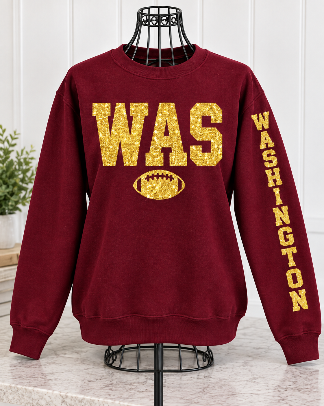 Glitter Game Day Crewneck Sweatshirt - Pick Your City