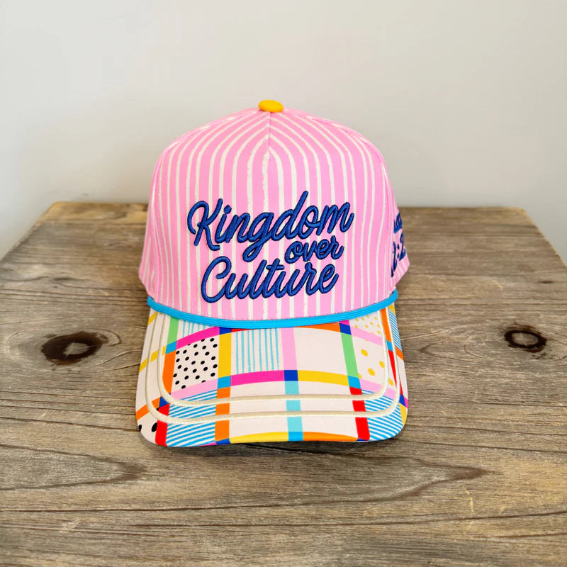 Kingdom over Culture — Embroidered Canvas Snapback