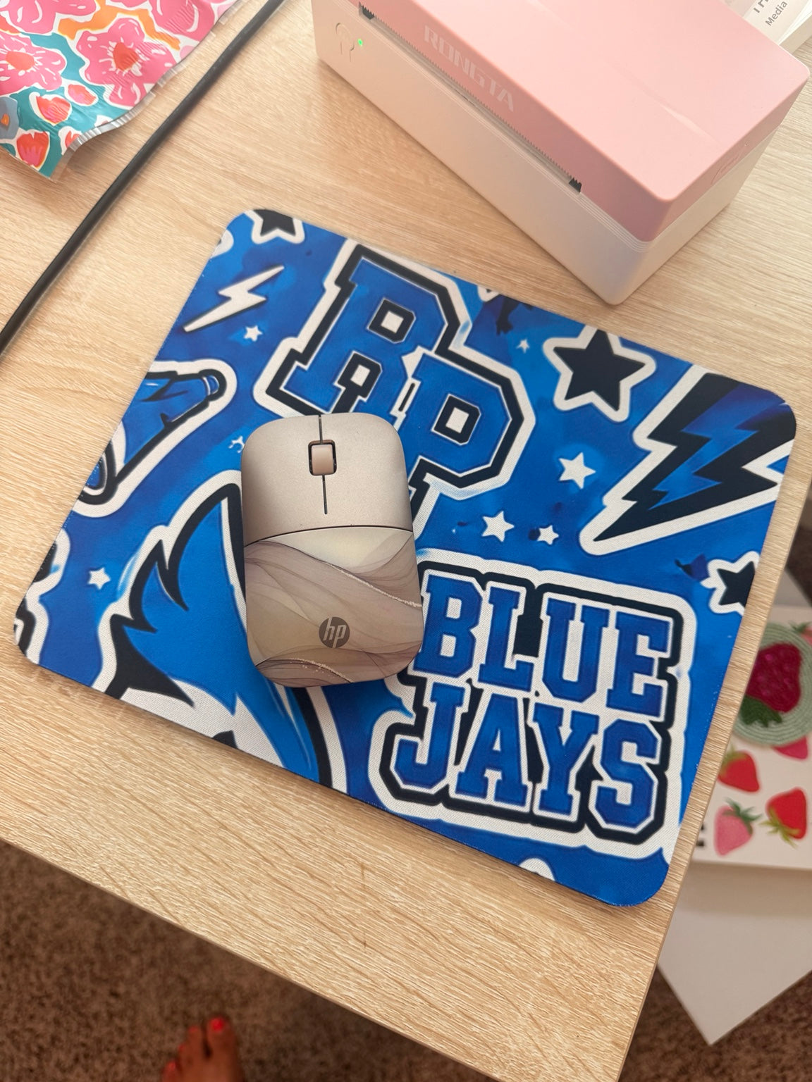 Rock Port Blue Jays Mascot Mouse Pad