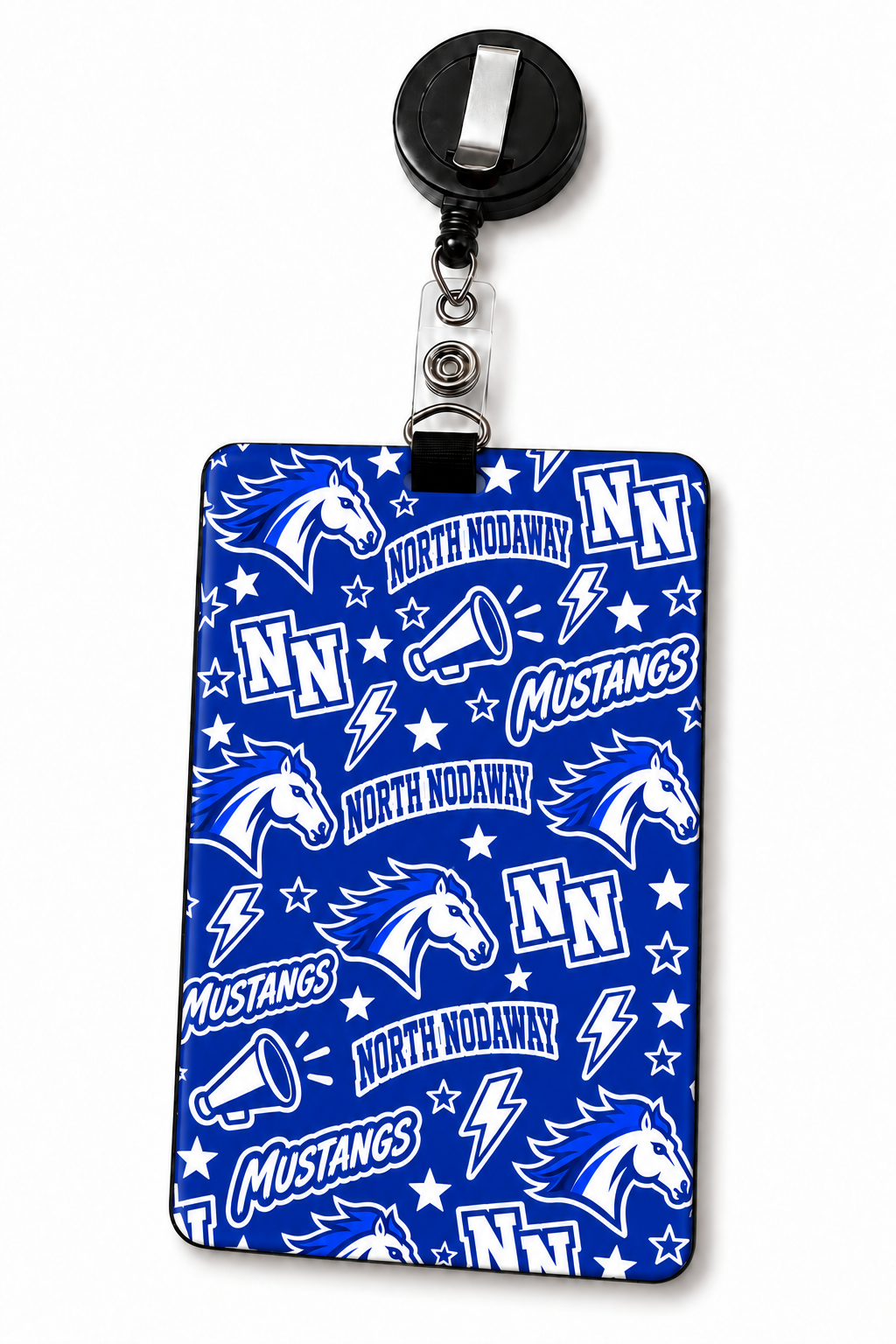 North Nodaway Mustangs ID Badge Holder