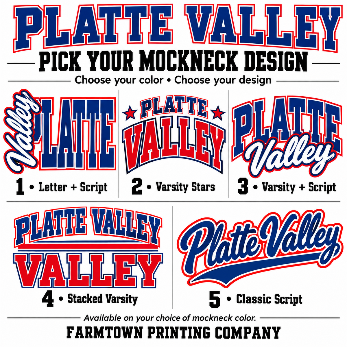 Platte Valley Mockneck - Pick Your Design - Pre-Order
