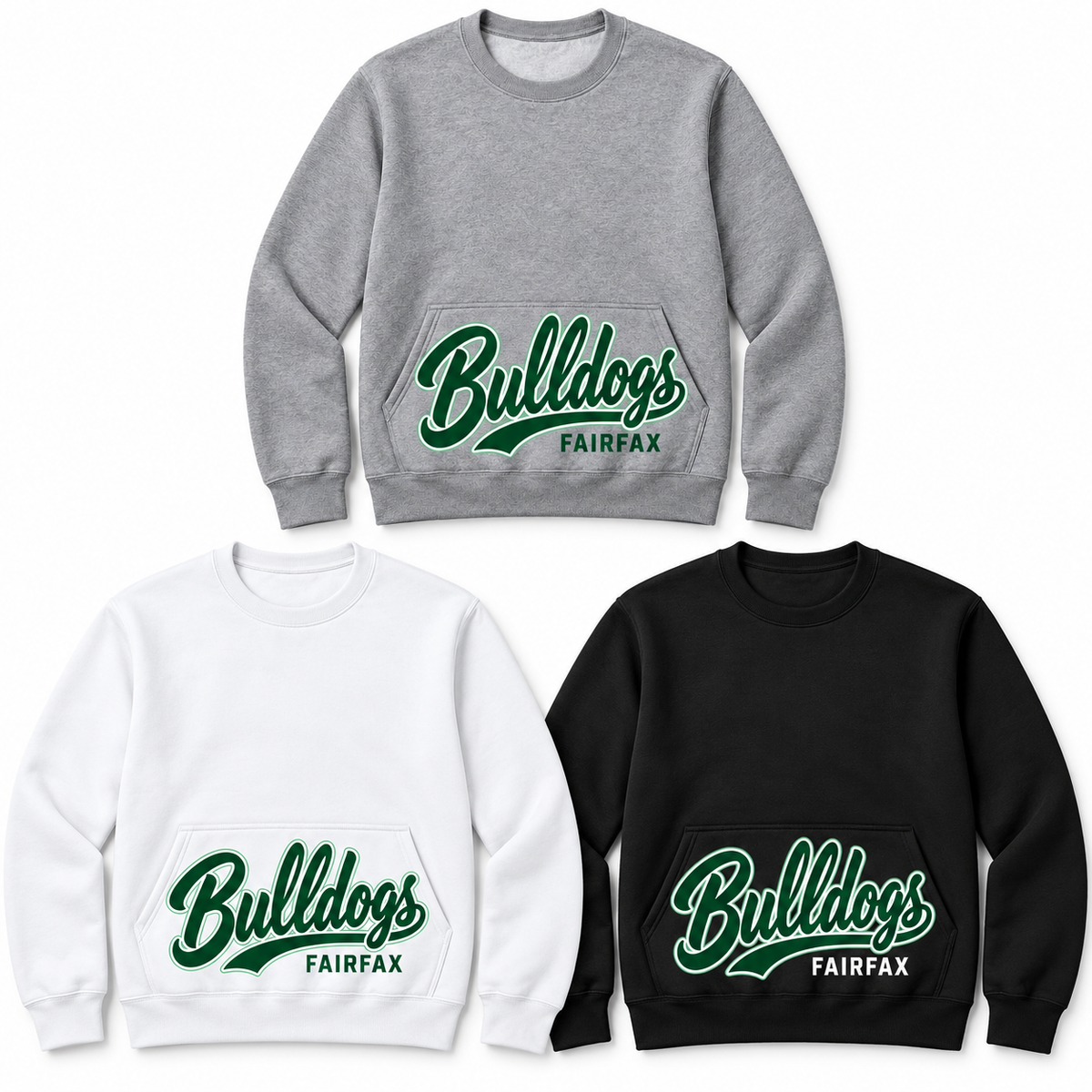 Fairfax Bulldogs Script Spirit Sweatshirt