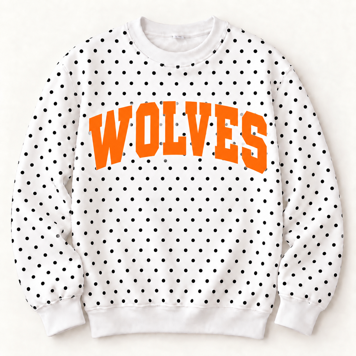 East Atchison Wolves Sideline Polka Dot Crew - Pre-Order