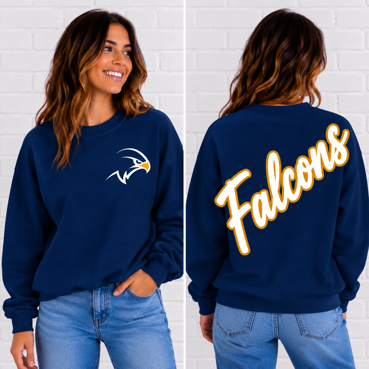 St. Gregory's Falcons Script Mascot Sweatshirt
