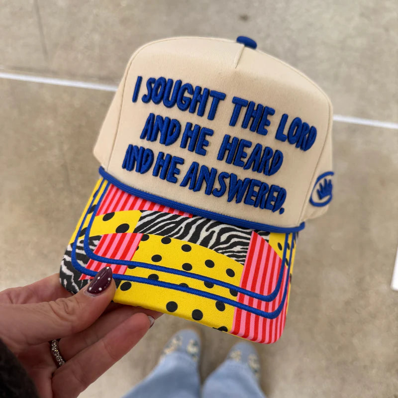 Sought the Lord β Embroidered Canvas Hat