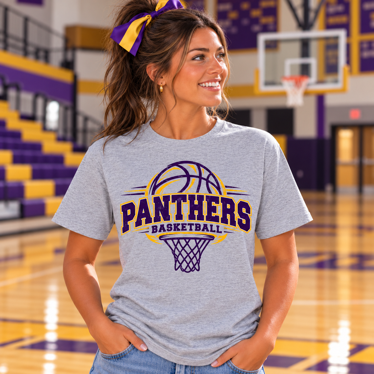 Mound City Panthers Basketball Hoop