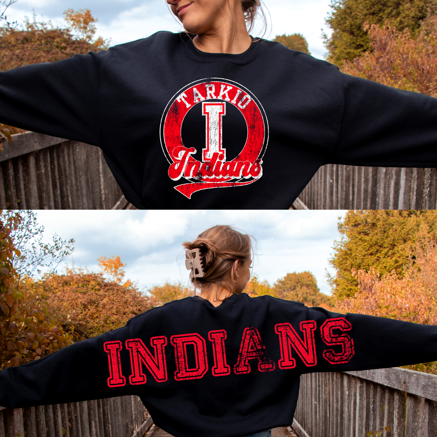 Tarkio Indians with BACK LETTERING
