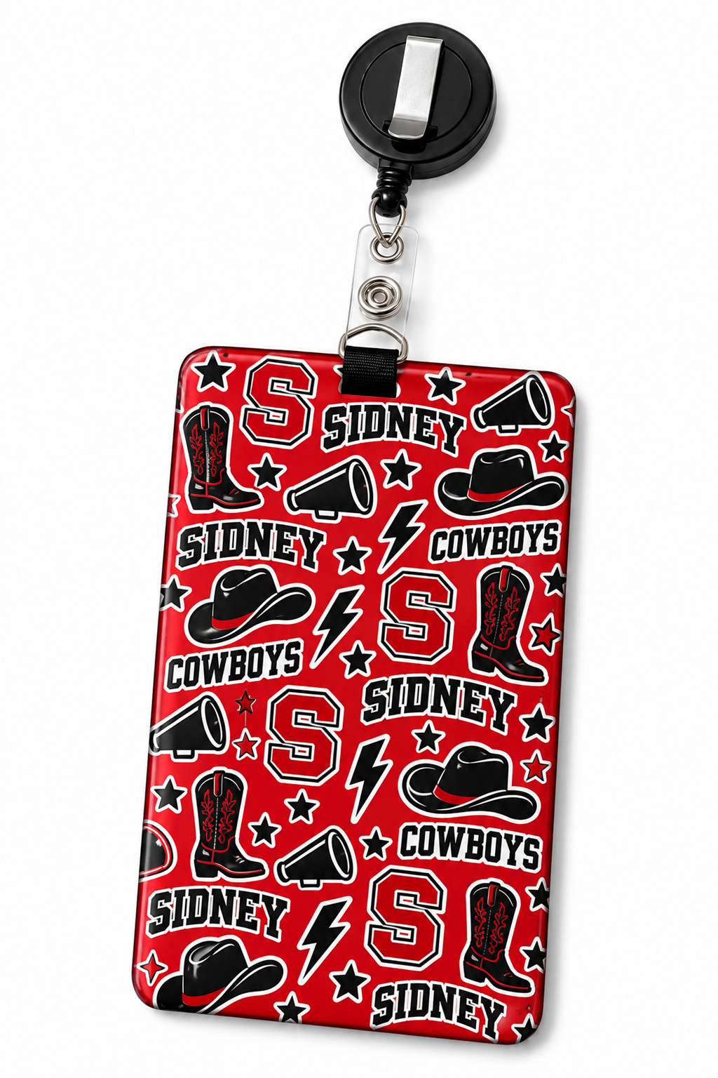 Sidney Cowboys ID Badge Holder