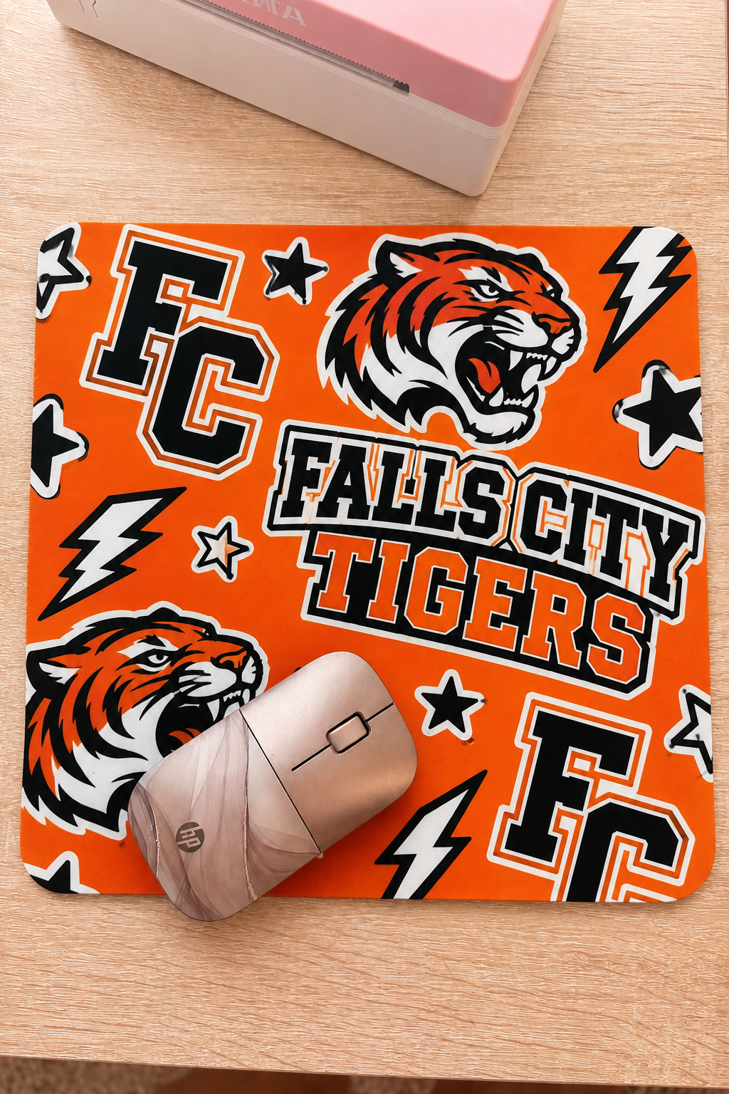 Falls City Tigers Mascot Mouse Pad