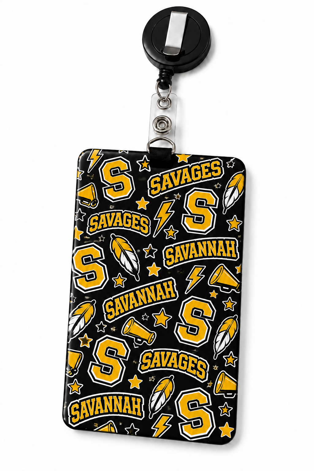 Savannah Savages ID Badge Holder