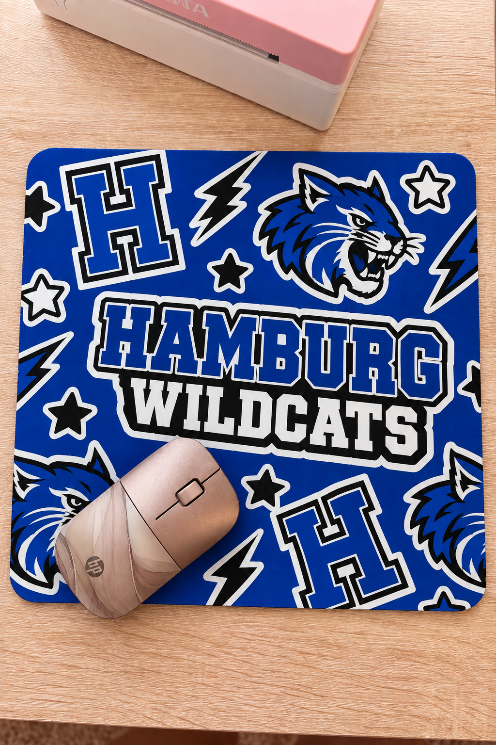 Hamburg Wildcats Mascot Mouse Pad