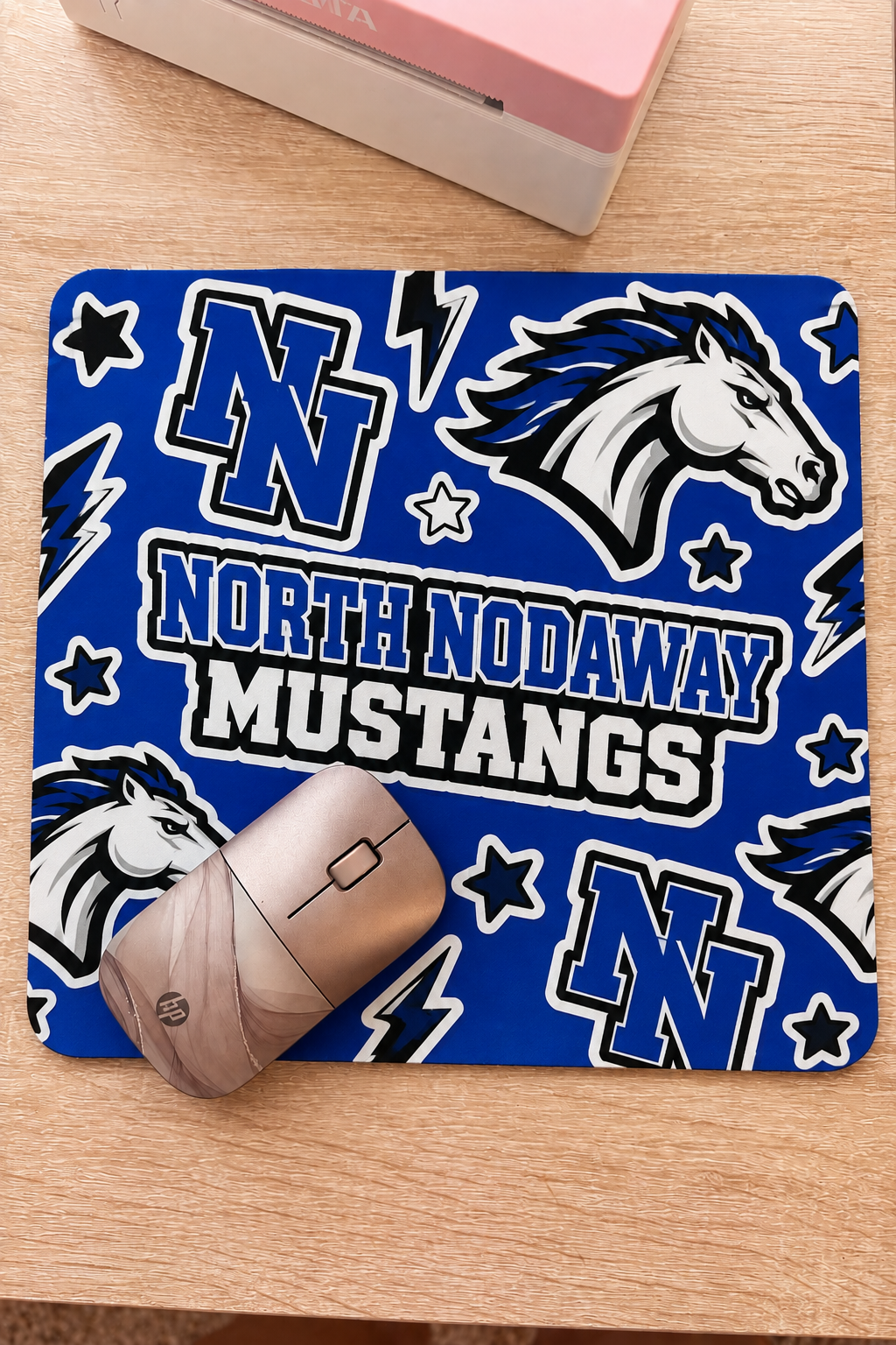North Nodaway Mustangs Mascot Mouse Pad