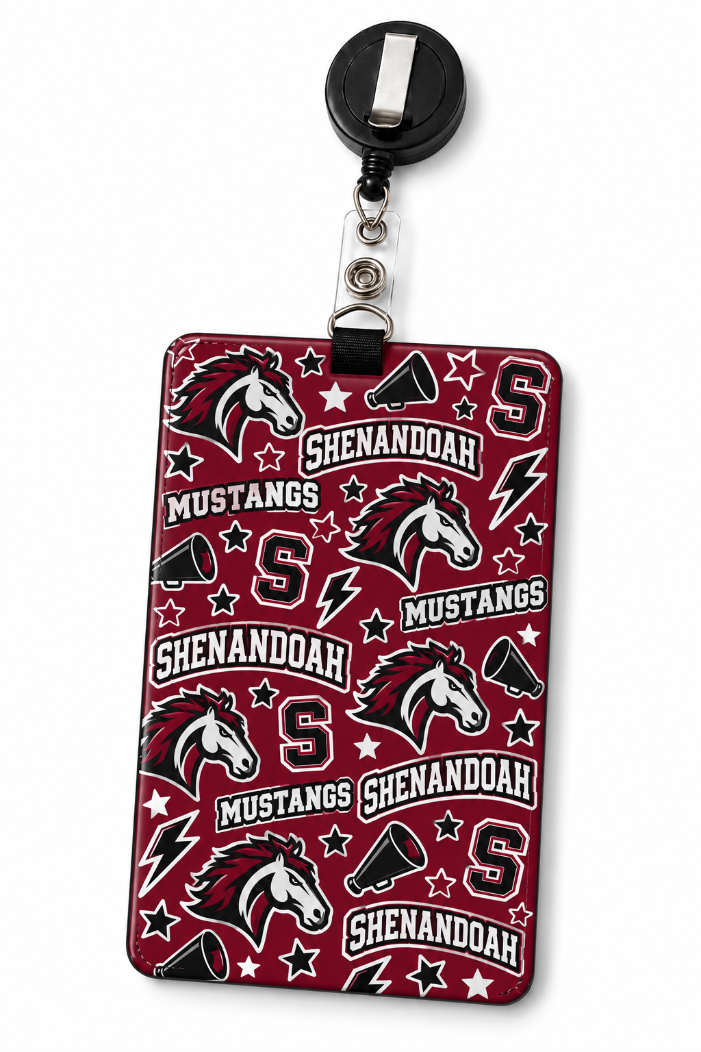 Shenandoah Mustangs ID Badge Holder