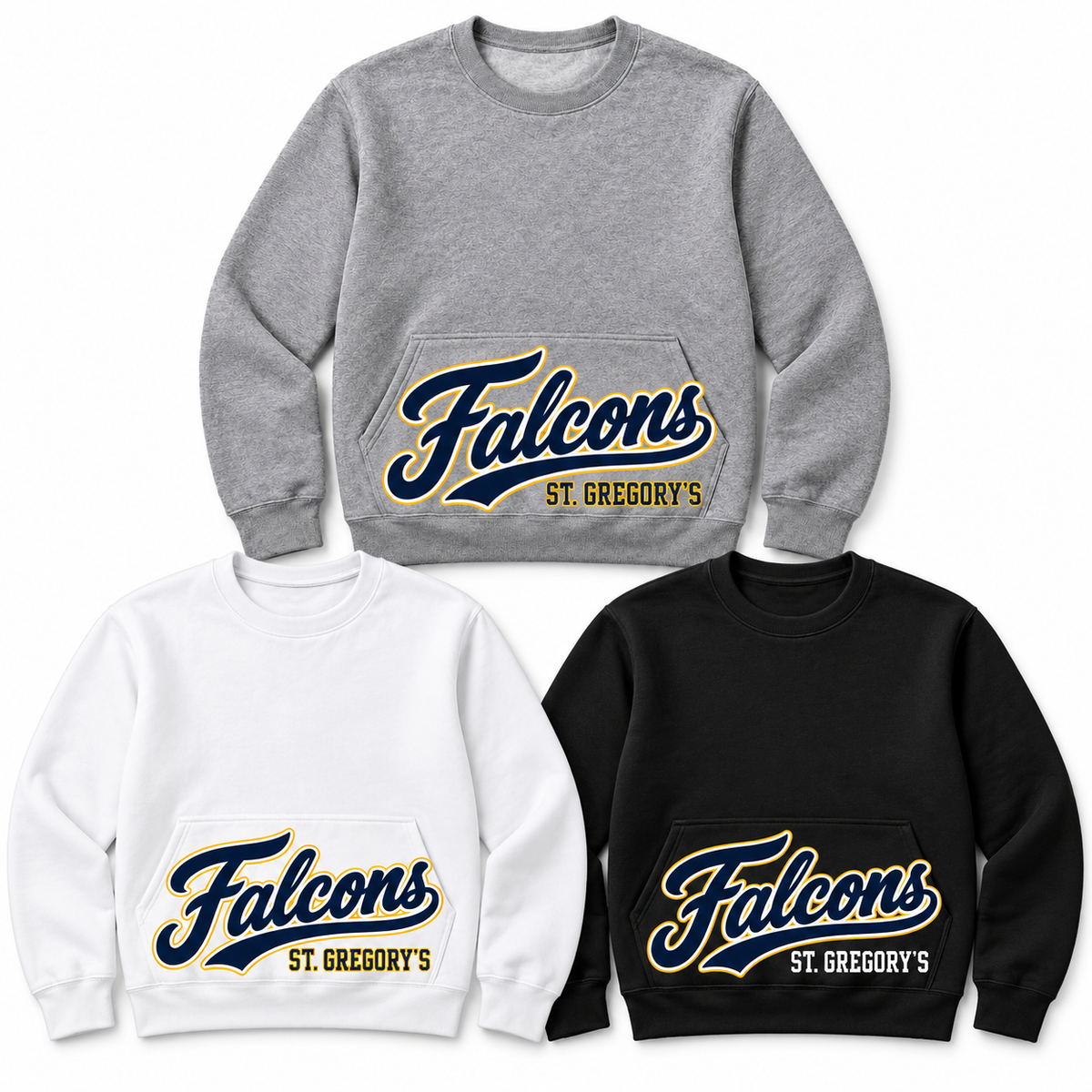 St. Gregory's Falcons Script Spirit Sweatshirt