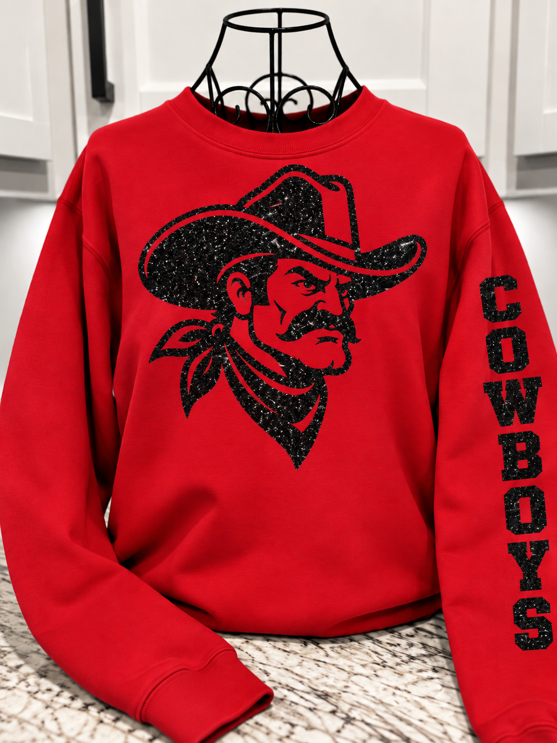 Sidney Cowboys Glitter Mascot Crew