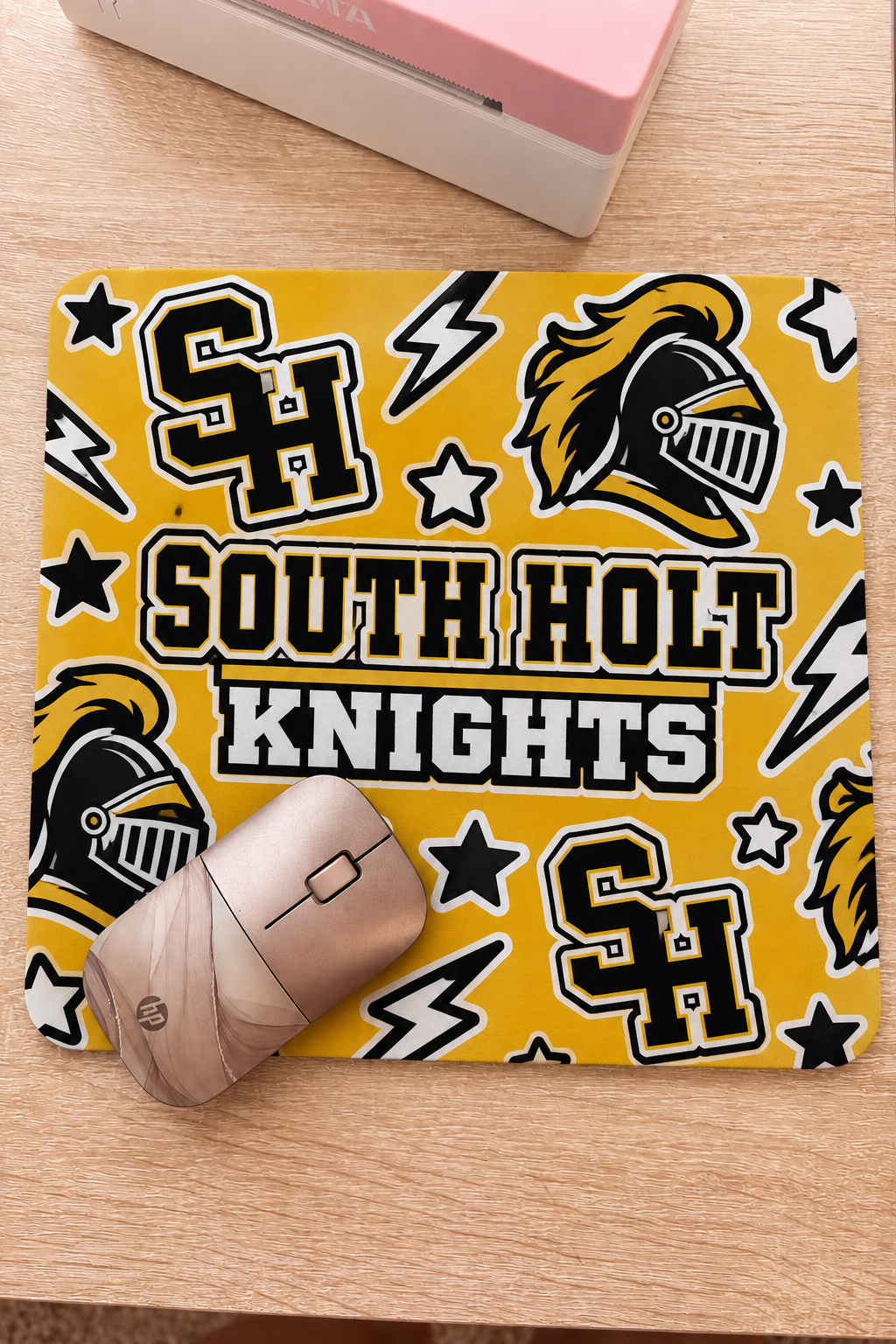 South Holt Knights Mascot Mouse Pad