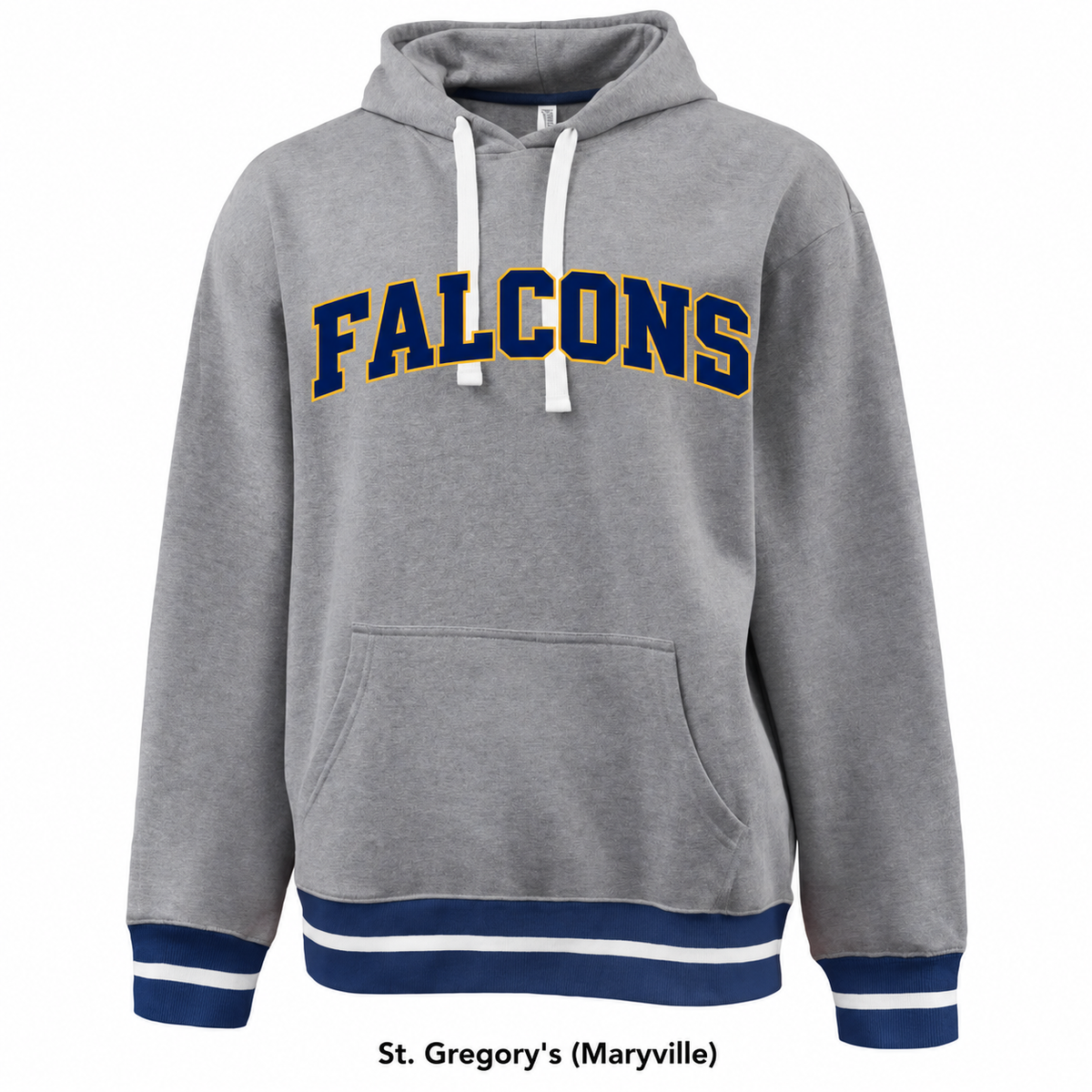St. Gregory's Falcons Varsity Rib Trim Hoodie