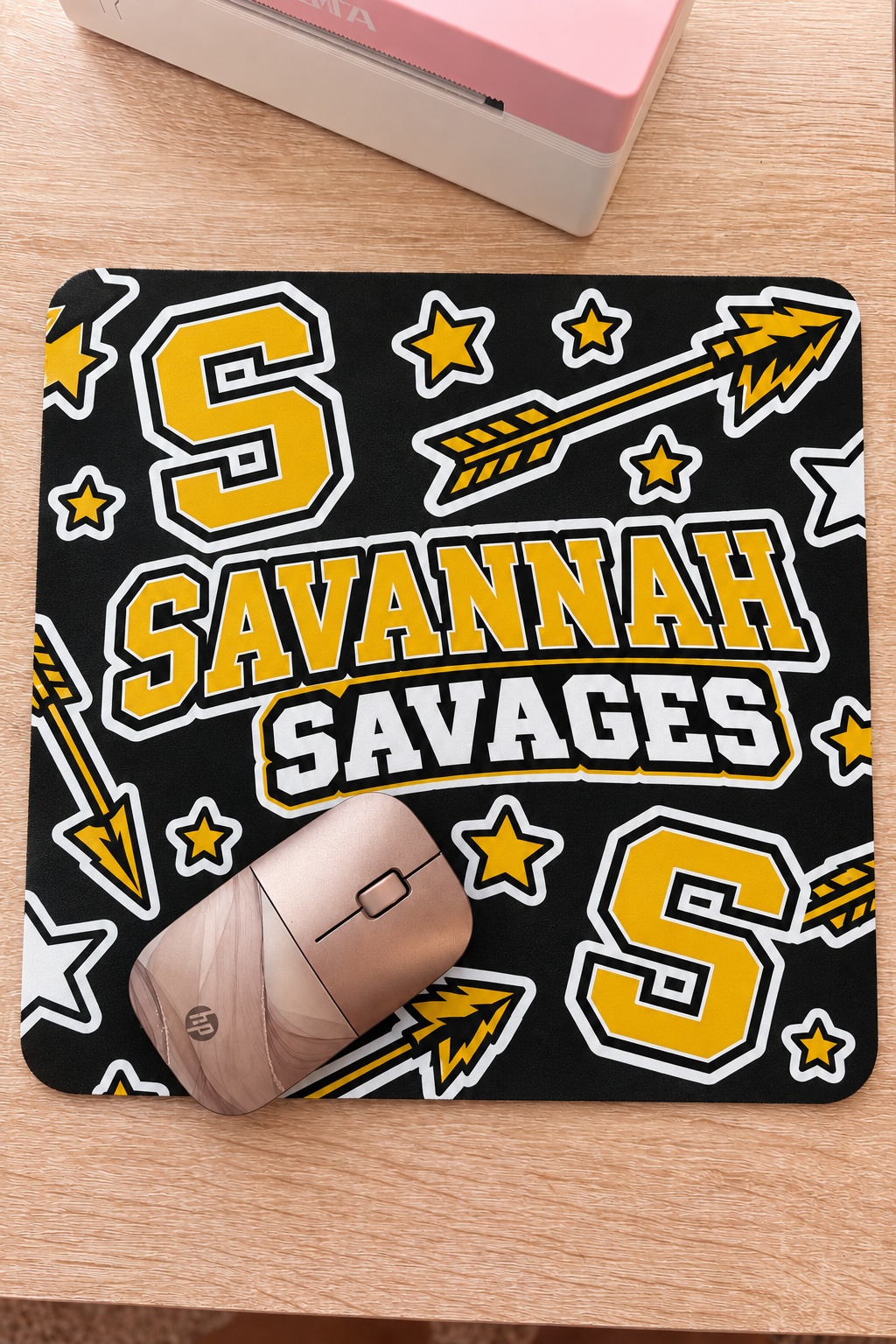 Savannah Savages Mascot Mouse Pad