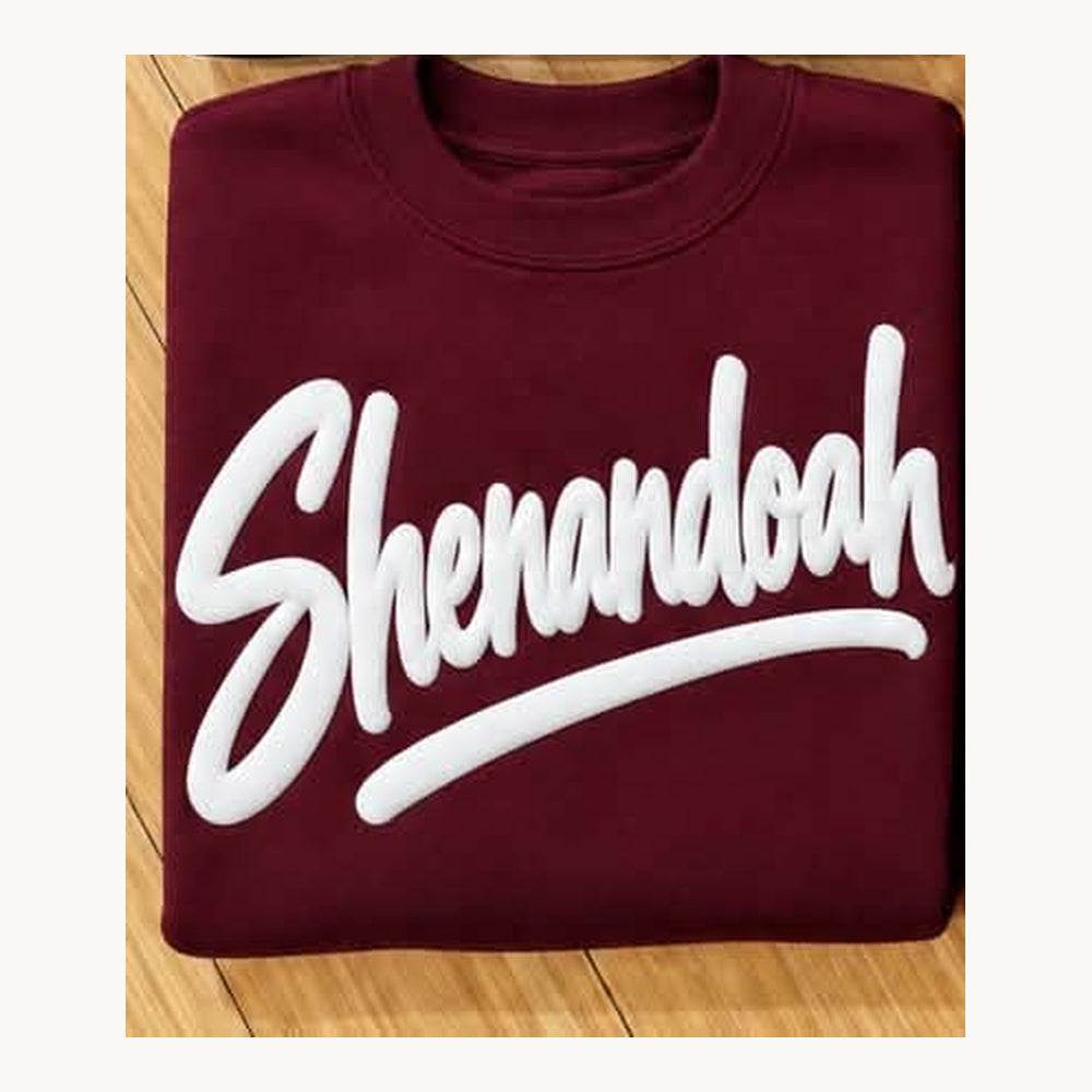 Shenandoah Puff Print Tee, Crew & Hoodie