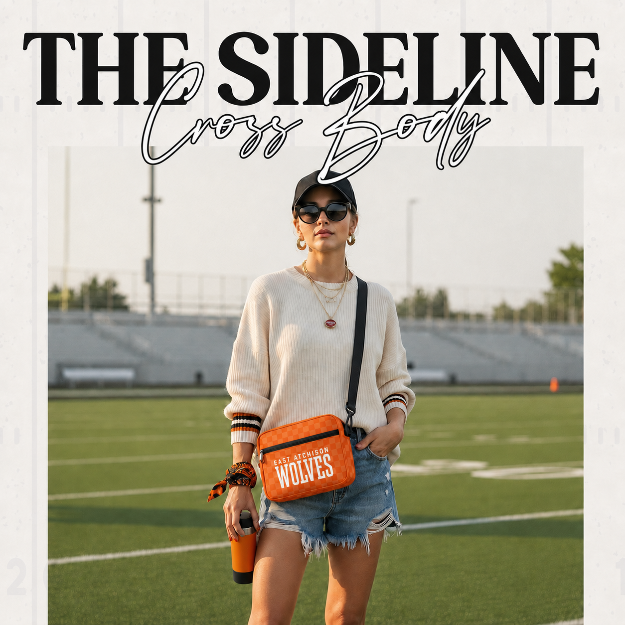 The Sideline Cross Body Bag - Custom School/Team