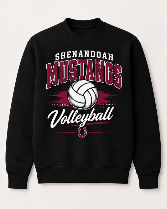 Shenandoah Mustangs Volleyball Spirit Wear - Varsity Block