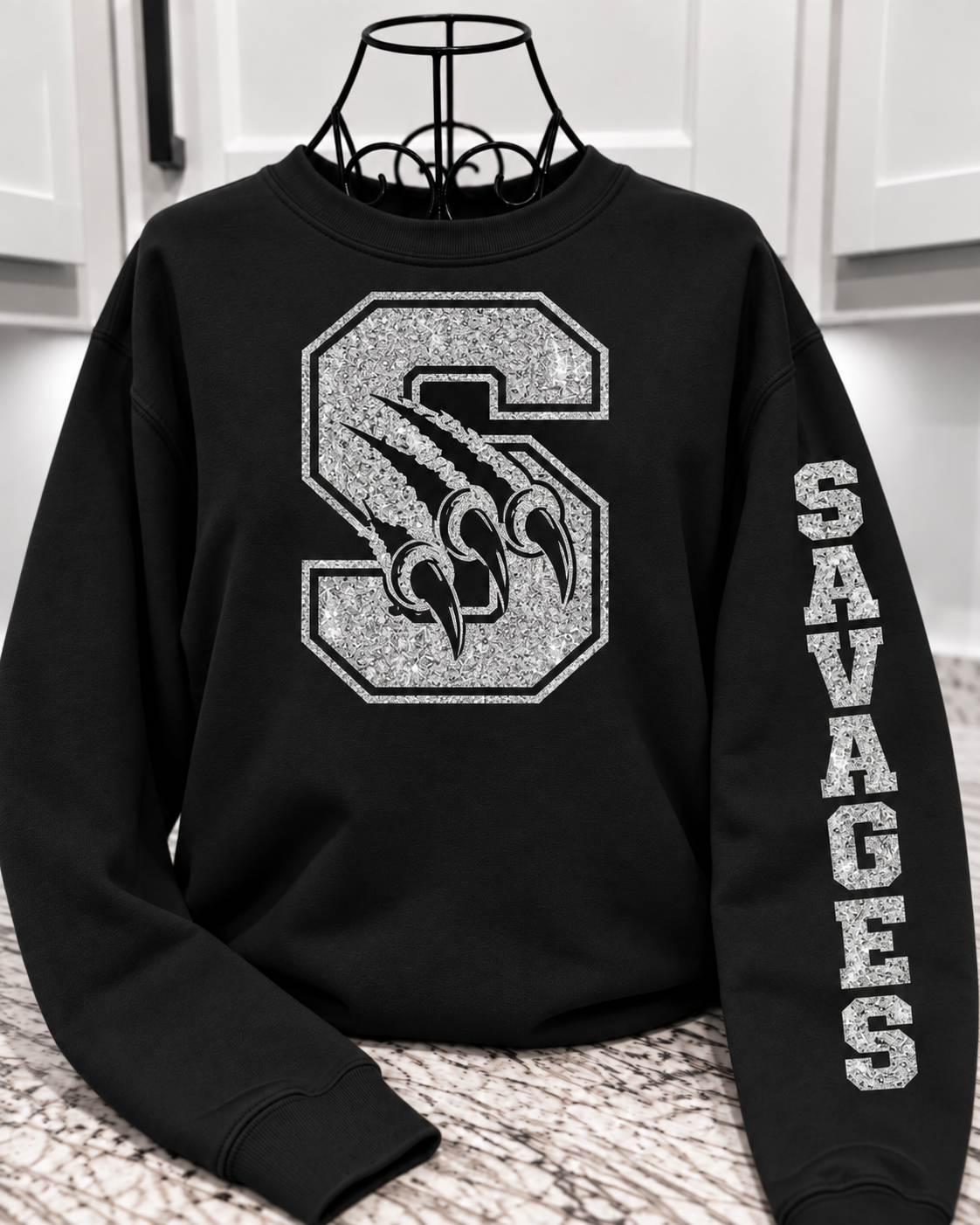 Savannah Savages Glitter Mascot Crew