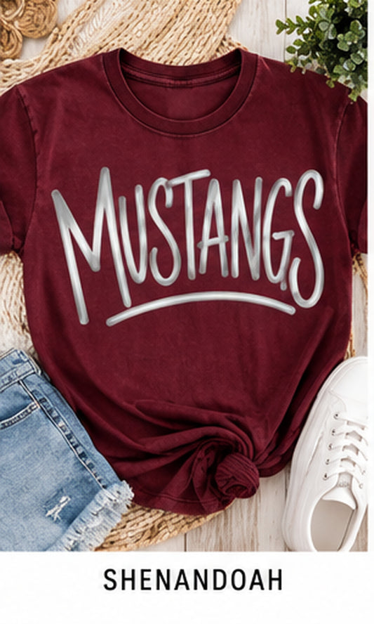 Shenandoah Metallic Puff Tee, Crew & Hoodie