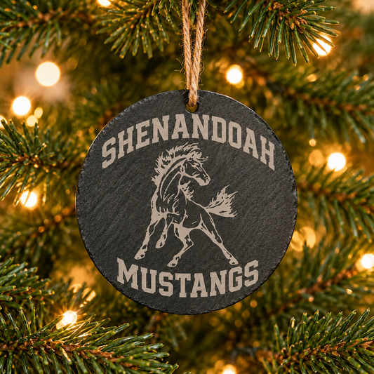 Mustangs Shenandoah Slate Ornament