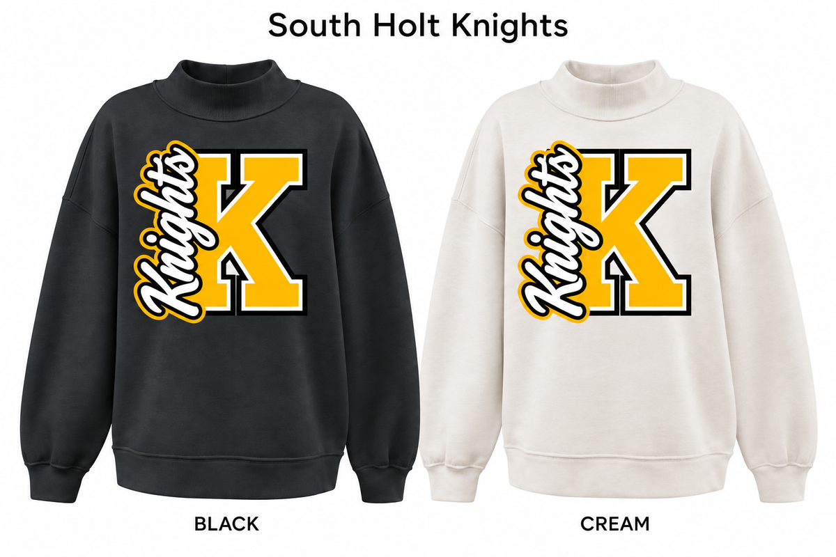 South Holt Knights Mockneck - Pick Your Design - Pre-Order