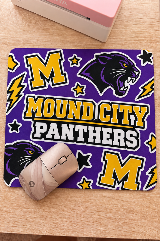 Mound City Panthers Mascot Mouse Pad