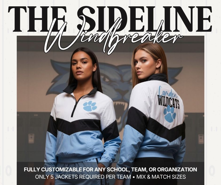 Vintage Mascot Windbreaker — Custom Pre-Order (The Sideline Windbreaker)