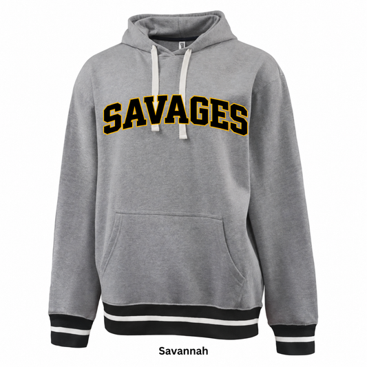 Savannah Savages Varsity Rib Trim Hoodie