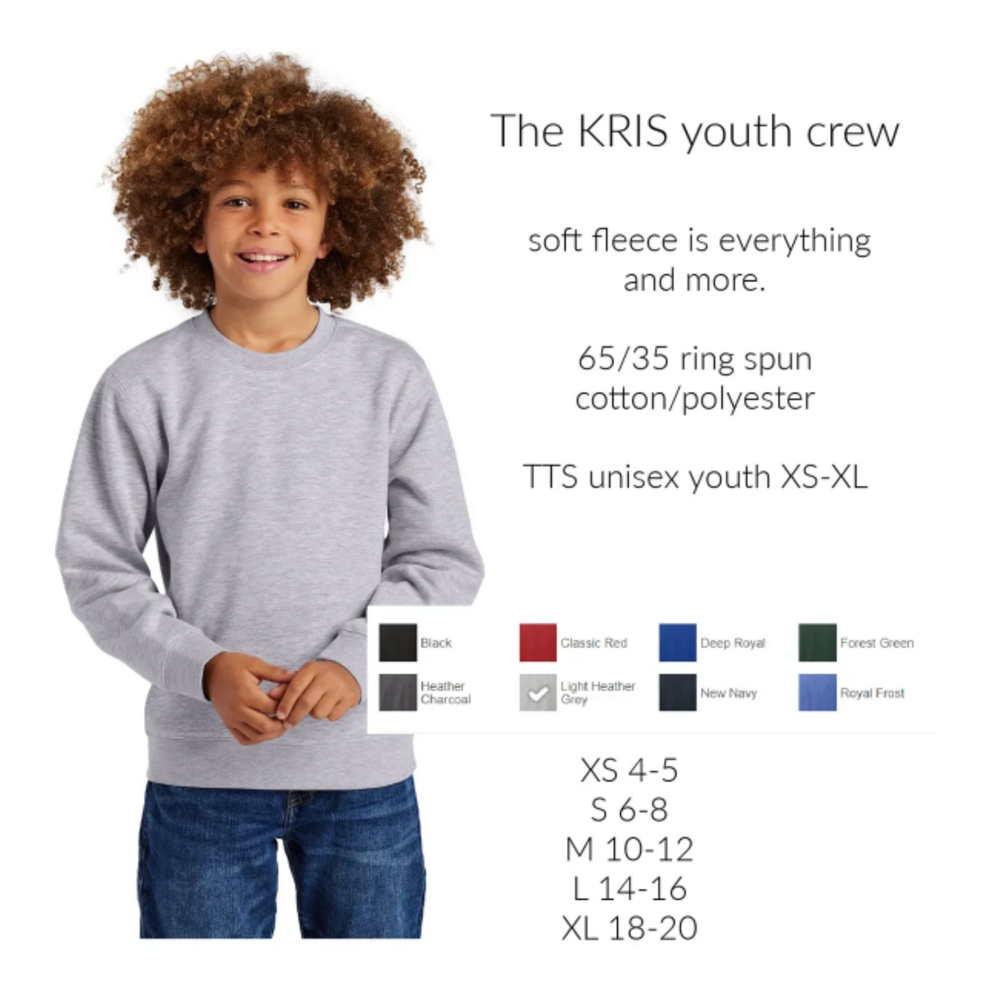 Youth Custom Script Mascot Tee — Your Team & Colors