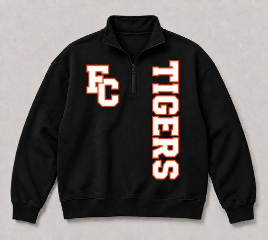 Falls City Tigers Quarter Zip Sweatshirt
