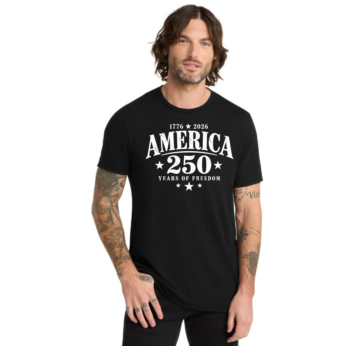 America 250 Tri-Blend Tee — Allmade® (Unisex & Women's) — Weekend Special