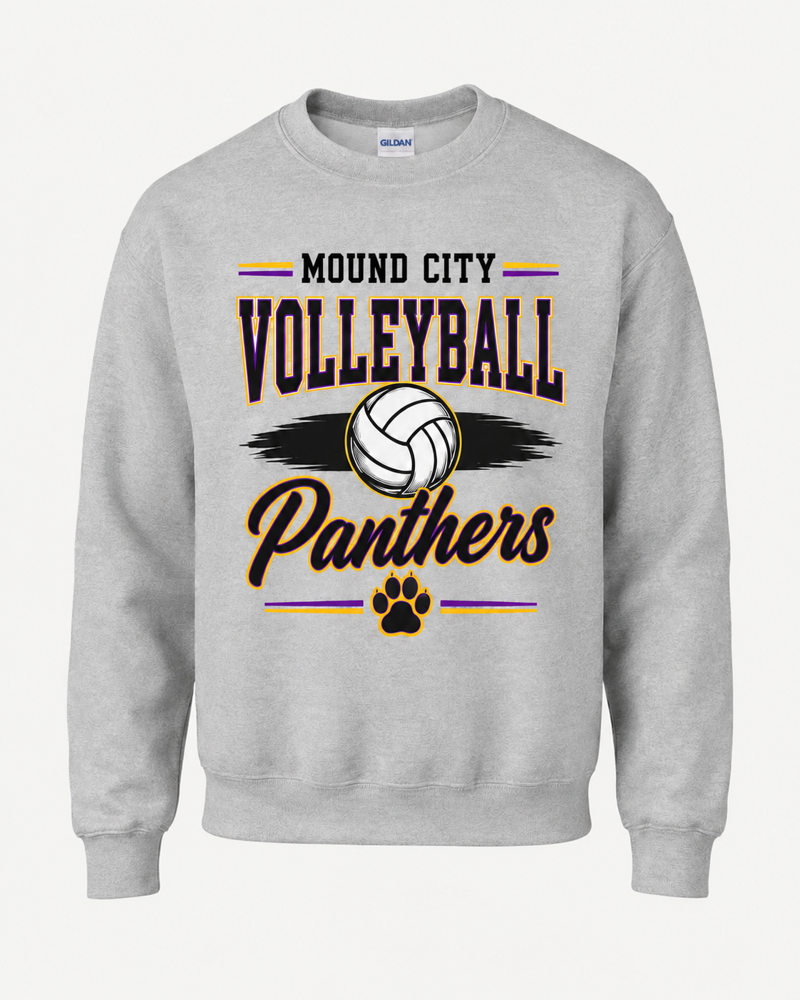 Mound City Panthers Volleyball Spirit Wear - Retro Lines
