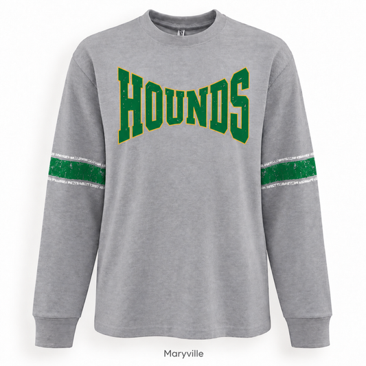 Maryville Spoofhounds Heavyweight Vintage Stripe Jersey