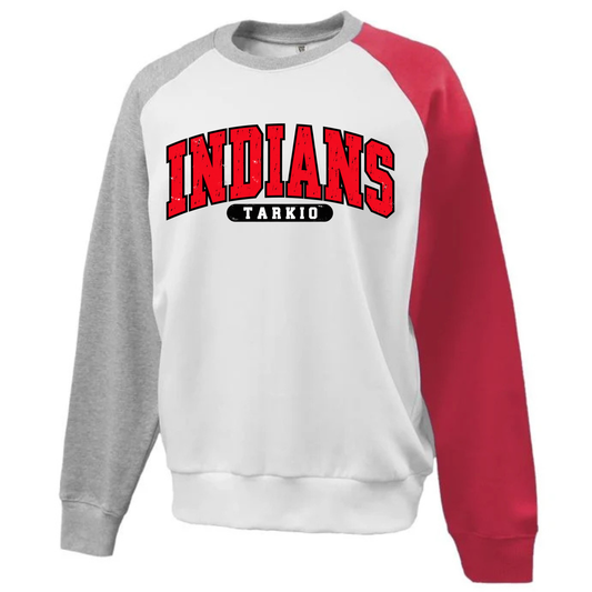 Indians Tarkio Raglan Fleece