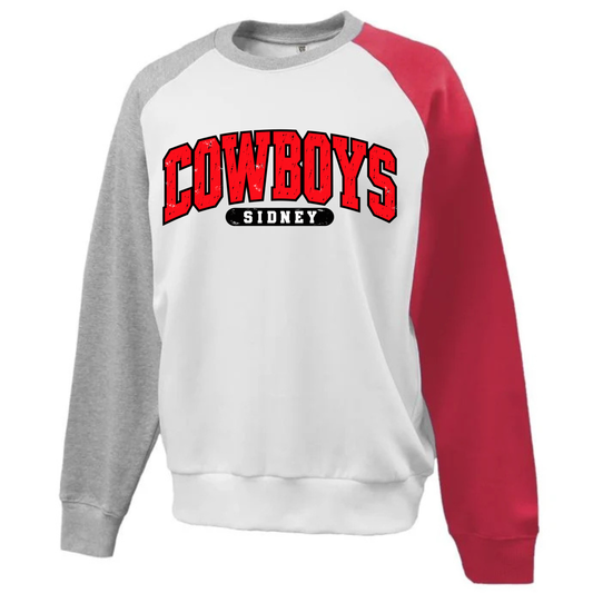 Cowboys Sidney Raglan Fleece