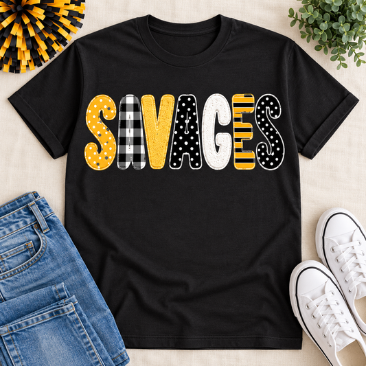Savannah Savages Faux Chenille Tee