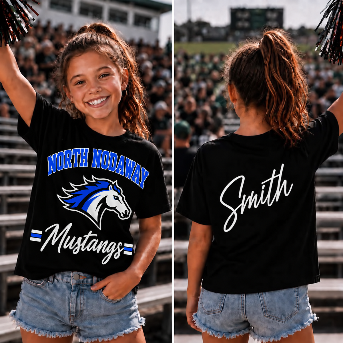 North Nodaway Mustangs Adult Custom Gameday Tee